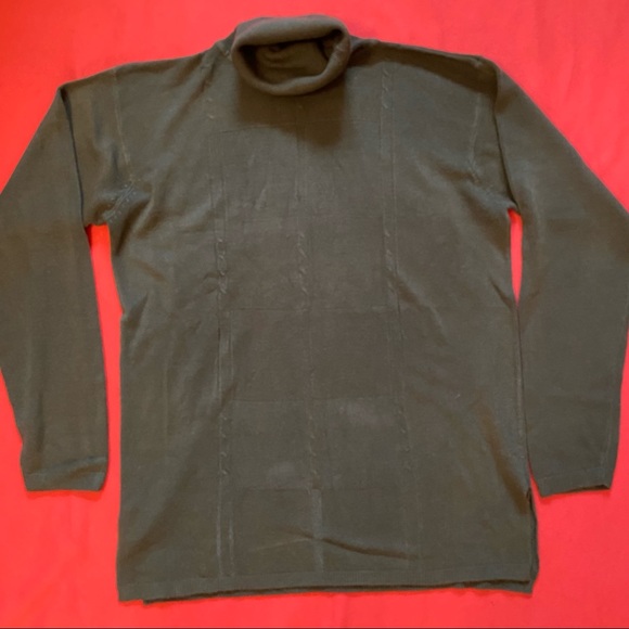 “Source” turtleneck warm knitted sweater - Picture 3 of 6